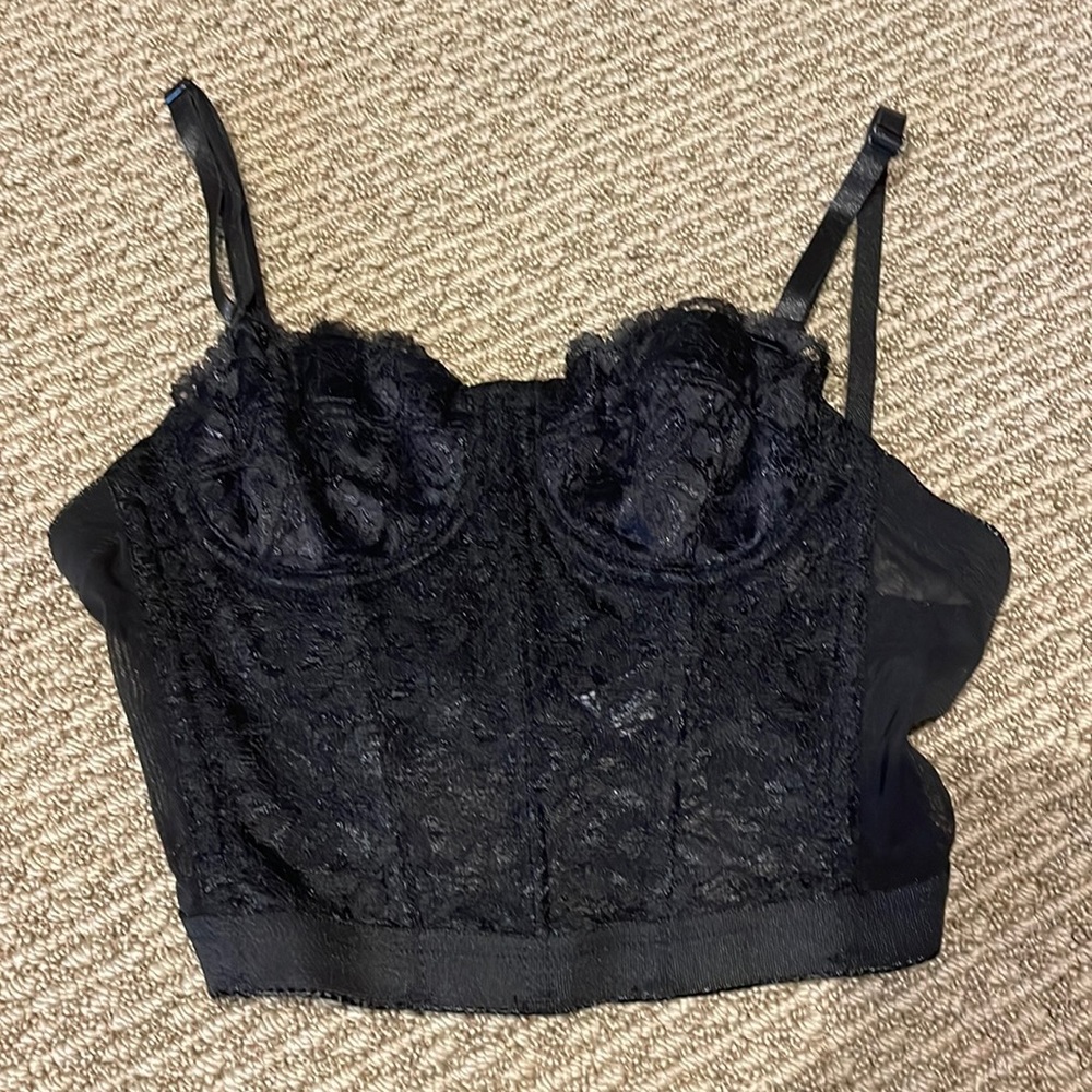 Black corset top